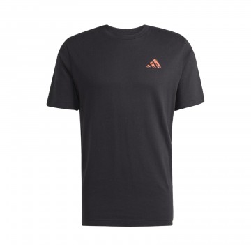 Adidas Sportswear Doodle Hunt Hike Graphics Ανδρικη Μπλουζα Μαυρη