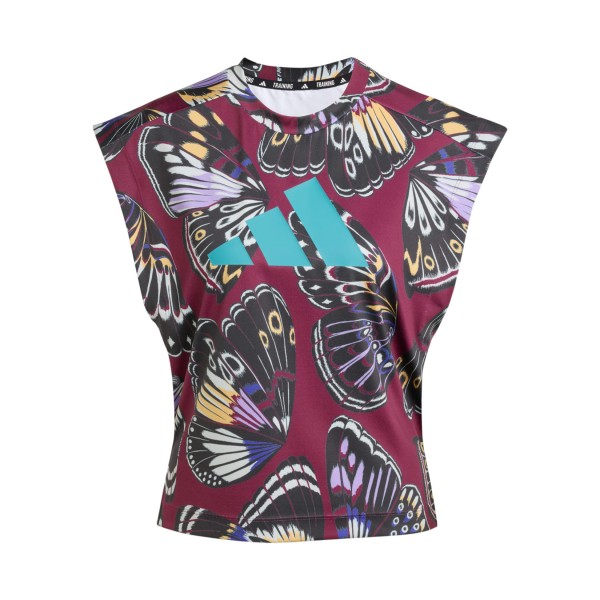 Adidas Performance X Rio Farm Butterfly Tank Αμανικη Γυναικεια Αμανικη Μπλουζα Μωβ