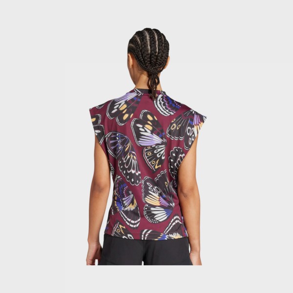 Adidas Performance X Rio Farm Butterfly Tank Αμανικη Γυναικεια Αμανικη Μπλουζα Μωβ