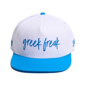 Antetokounbros Greek Freak Logo Unisex Καπελο Λευκο - Σιελ 