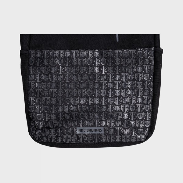 Antetokounbros AB AOP Logo Unisex Σακιδιο Πλατης Μαυρο