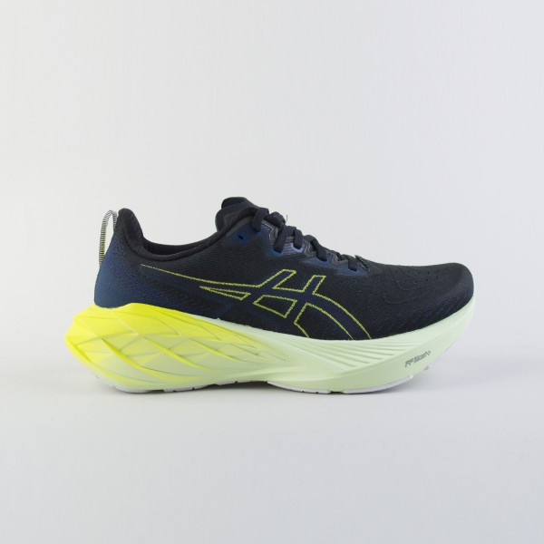 Asics Novablast 4 Running Ανδρικο Παπουτσι Μαυρο - Πρασινο