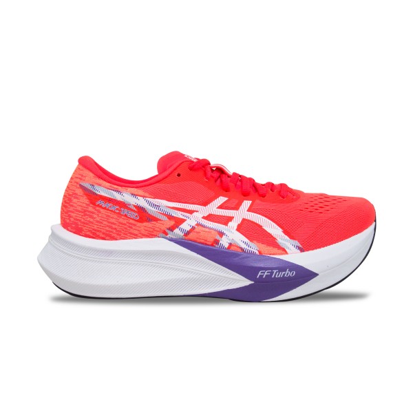 Asics Magic Speed 4 FF Turbo Running Ανδρικο Παπουτσι Κοκκινο - Λευκο