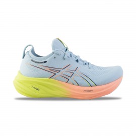 Asics Gel Nimbus 26 Paris FF Blast Plus Eco Ανδρικο Παπουτσι Σιελ - Πορτοκαλι