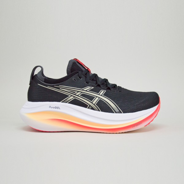Asics Gel Nimbus 27 Running FF Blast Ανδρικο Παπουτσι Μαυρο - Πορτοκαλι