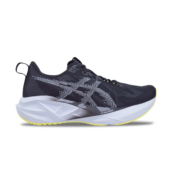 Asics Novablast 5 Running Low Ανδρικο Παπουτσι Μαυρο - Κιτρινο
