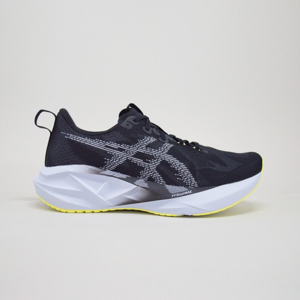 Asics Novablast 5 Running Low Ανδρικο Παπουτσι Μαυρο - Κιτρινο