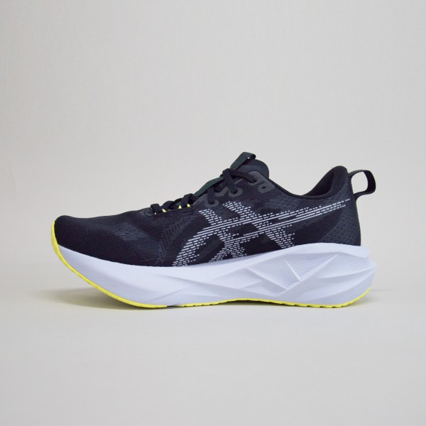 Asics Novablast 5 Running Low Ανδρικο Παπουτσι Μαυρο - Κιτρινο