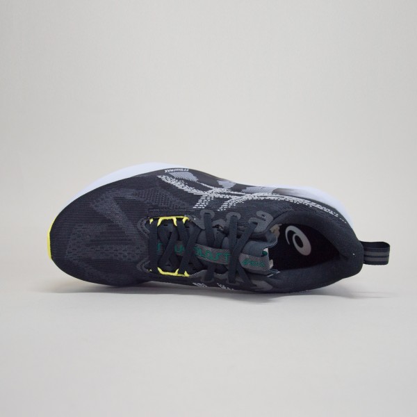 Asics Novablast 5 Running Low Ανδρικο Παπουτσι Μαυρο - Κιτρινο
