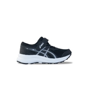 Asics Contend 8 Παιδικο Παπουτσι Μαυρο