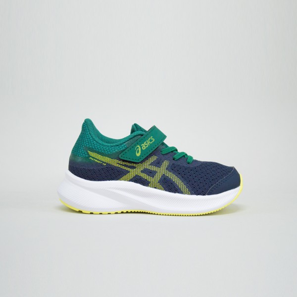 Asics Patriot 13 PS Running Παιδικο Παπουτσι Μπλε - Πρασινο