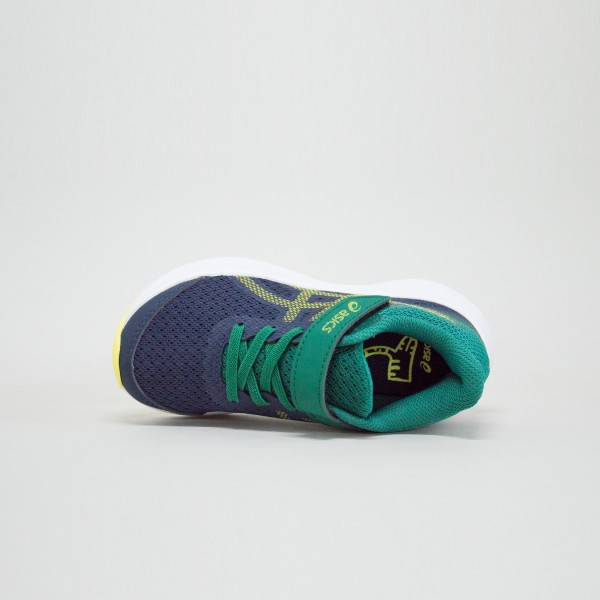 Asics Patriot 13 PS Running Παιδικο Παπουτσι Μπλε - Πρασινο
