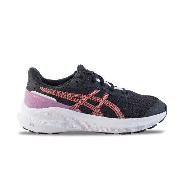 Asics GT 1000 13 Running Gel Εβηφικο Unisex Παπουτσι Μαυρο - Ροζ