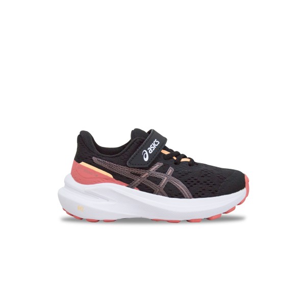 Asics GT-1000 13 PS Running Low Παιδικο Παπουτσι Μαυρο - Κοραλι