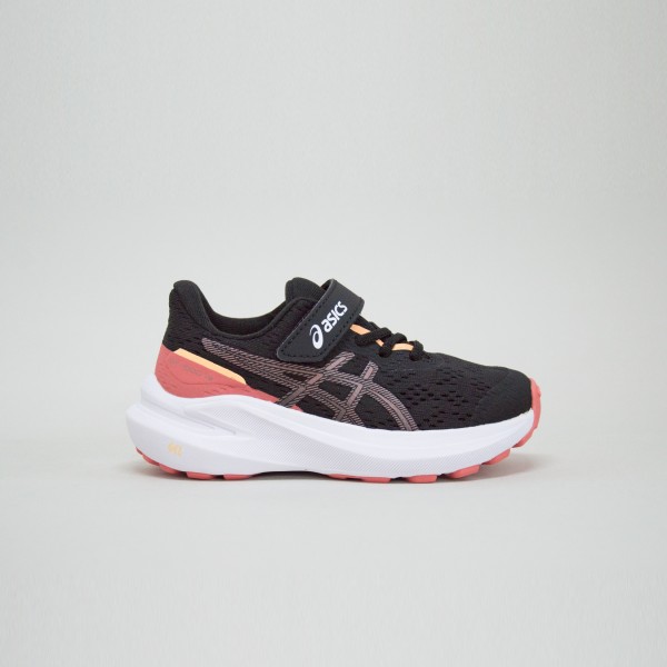 Asics GT-1000 13 PS Running Low Παιδικο Παπουτσι Μαυρο - Κοραλι