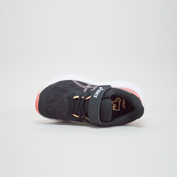 Asics GT-1000 13 PS Running Low Παιδικο Παπουτσι Μαυρο - Κοραλι