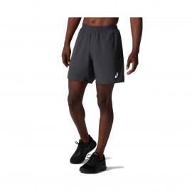 Asics Core 2-In-1 7 Inches Ανδρικο Σορτσακι Γκρι Asics Core 2-In-1 7 Inches Ανδρικο Σορτσακι Γκρι