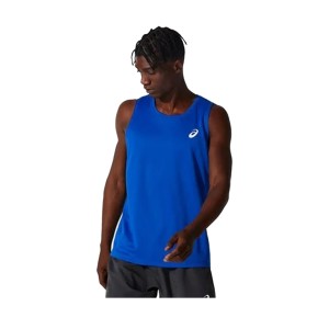 Asics Core Singlet Training Ανδρικη Αμανικη Μπλουζα Μπλε    