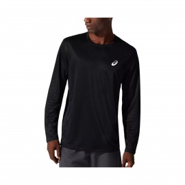 Asics Core Long Sleeve Ανδρικη Μπλουζα Μαυρη