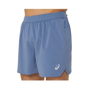 Asics Road Two In One 5 Inches Ανδρικο Σορτσακι Μπλε