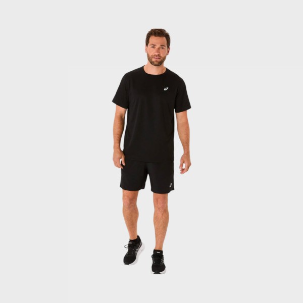 Asics Core 2IN1 Tights 7 Inches Runing Ανδρικο Σορτσακι Μαυρο