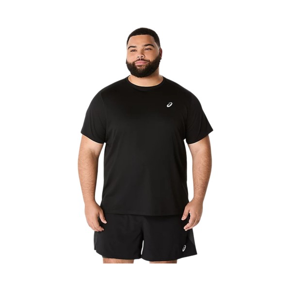 Asics Core Training Reflective Logo Ανδρικη Μπλουζα Μαυρη