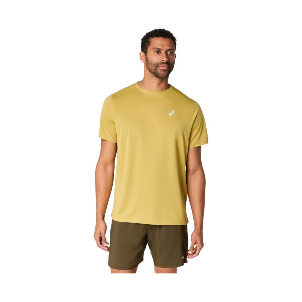 Asics Core Training Reflective Logo Ανδρικη Μπλουζα Κιτρινη