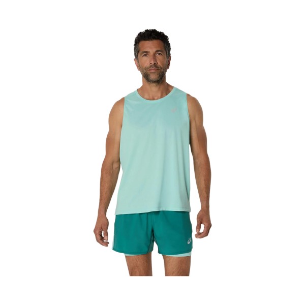 Asics Core Singlet Everyday Training Αμανικη Ανδρικη Μπλουζα Βεραμαν