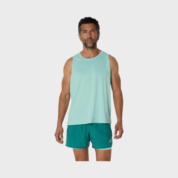 Asics Core Singlet Everyday Training Αμανικη Ανδρικη Μπλουζα Βεραμαν