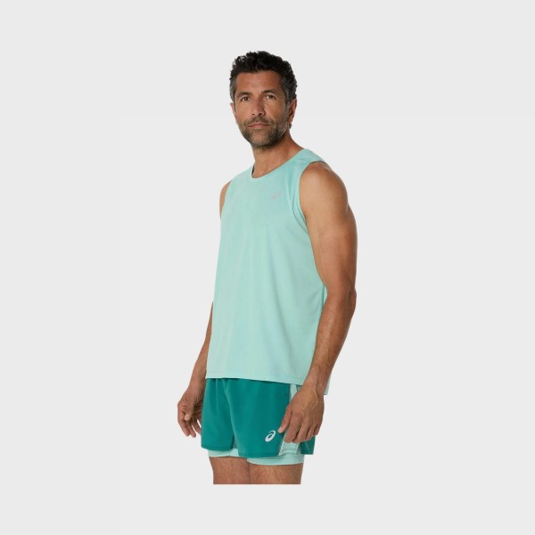 Asics Core Singlet Everyday Training Αμανικη Ανδρικη Μπλουζα Βεραμαν