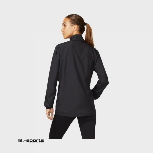Asics Core Jacket Γυναικειο Αντιανεμικο Μαυρο