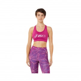 Asics Sakura Logo Γυναικειο Μπουστακι Ροζ