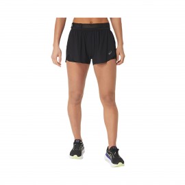 Asics Metarun Split Γυναικειο Σορτσακι Μαυρο 