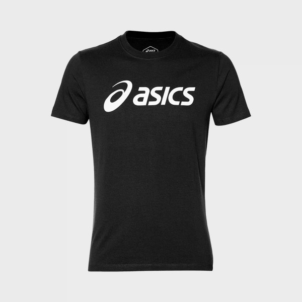Asics Big Logo Ανδρικη Μπλουζα Μαυρη