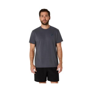 Asics Road Graphics Gel Kayano Casual SS Ανδρικη Μπλουζα Γκρι