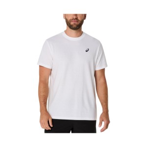 Asics Road Graphics Gel Kayano Casual SS Ανδρικη Μπλουζα Λευκη