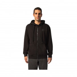 Be Nation Full Zip Ανδρικη Ζακετα Μαυρη