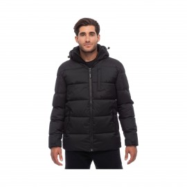 BeNation Padded Detachable Hood Puffer Ανδρικο Μπουφαν Μαυρο