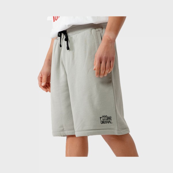 Bee Unususal Fxxxxing Unususal Relaxed Fit Ανδρικη Βερμουδα Γκρι