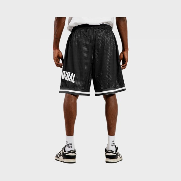 Bee Unusual Mesh Basketball Shorts Woven Ανδρικη Βερμουδα Μαυρη