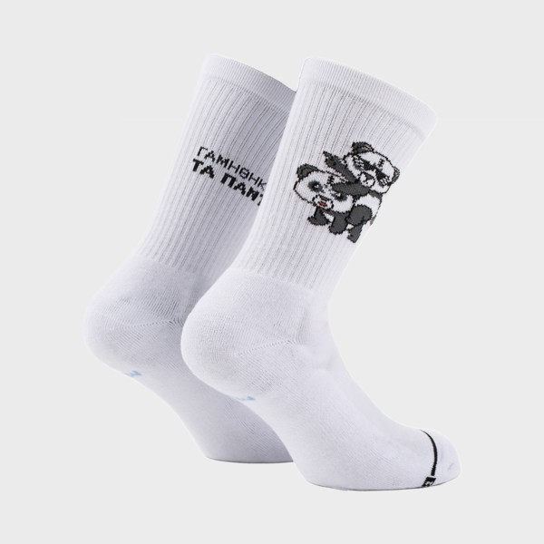 Bee Unusual Panda Graphic Socks