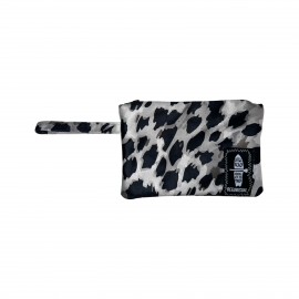 Bee Unusual Lynx Animal Print 25 x 17cm Unisex Νεσεσερ Μαυρο - Γκρι