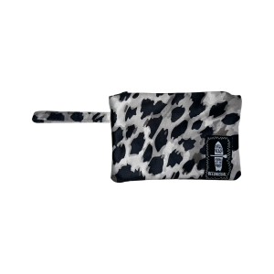 Bee Unusual Lynx Animal Print 25 x 17cm Unisex Νεσεσερ Μαυρο - Γκρι