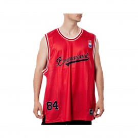 Bee Unusual Mesh 84 Chest Logo Ανδρικη Αμανικη Μπλουζα Κοκκινο