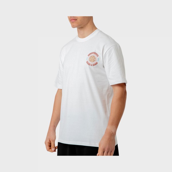 Bee Unusual Wake And Bake Graphic Relaxed Fit Ανδρικη Μπλουζα Λευκη