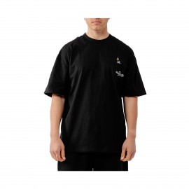 Bee Unususal God Smokes Back Graphic Oversized Ανδρικη Μπλουζα Μαυρο