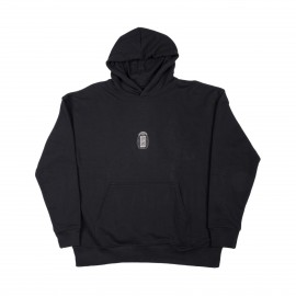 Be Unusual Vanity Mirror Relaxed FT Hooded Ανδρικο Φουτερ Μαυρο