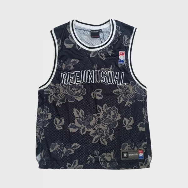 Bee Unusual Dolly Mesh Tank Top Ανδρικη Αμανικη Μπλουζα Μαυρη