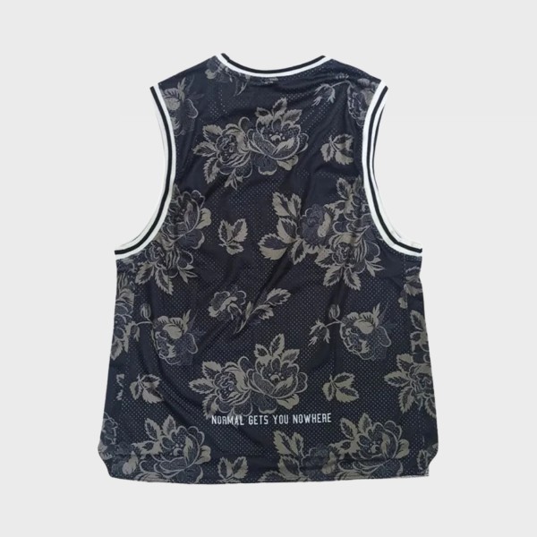 Bee Unusual Dolly Mesh Tank Top Ανδρικη Αμανικη Μπλουζα Μαυρη
