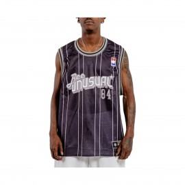 Bee Unusual Retro Basketball Jersey Tank Ανδρικη Αμανικη Μπλουζα Μαυρη